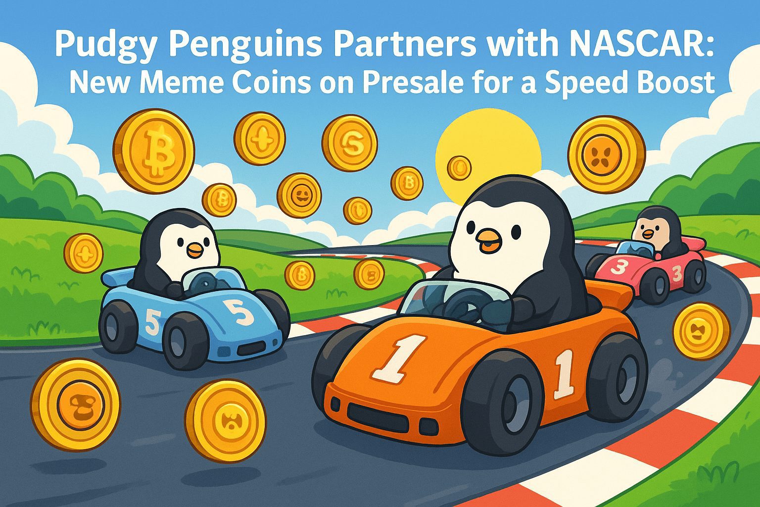 Pudgy Penguins Team Up With Nascar: Grab New Meme Coins Now-Bitrabo Pudgy Penguins Team Up With Nascar: Grab New Meme Coins Now