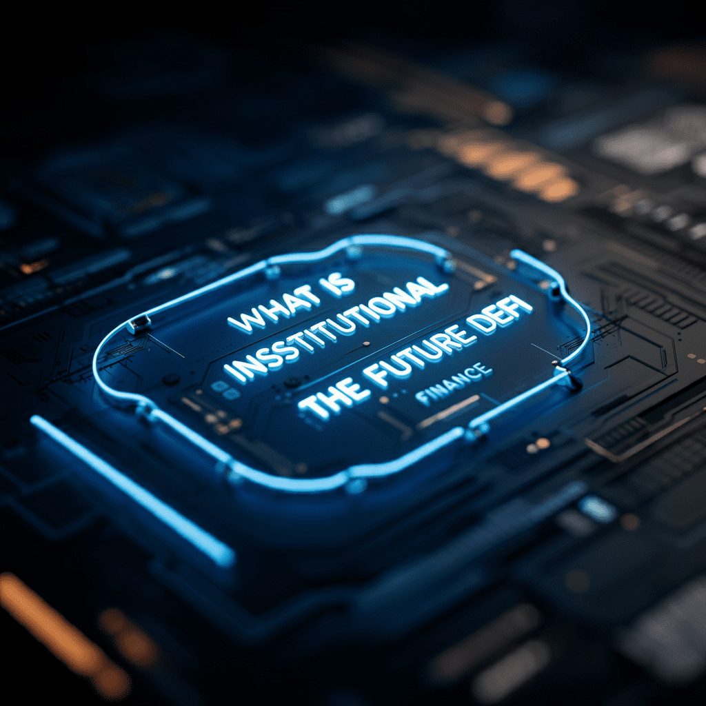 Understanding Institutional Defi: The Next Frontier In Finance