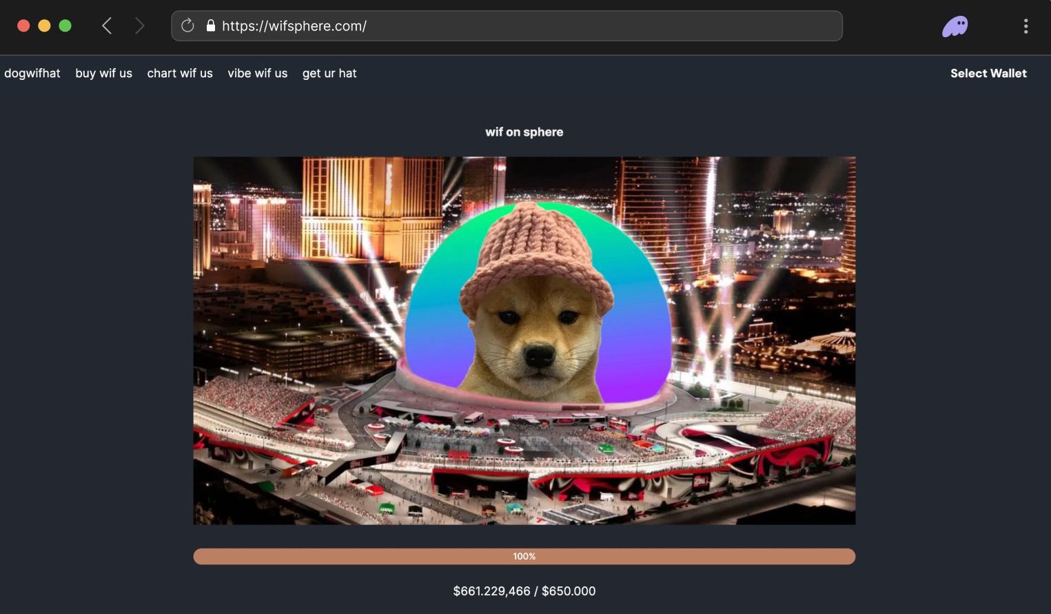 Dogwifhat (Wif): The Meme Coin Is Set To Dazzle At Las Vegas Sphere