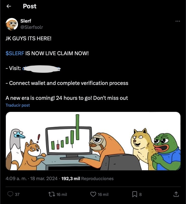 Over $2.6M Stolen In Phishing Scam Involving Top Crypto Trader-Bitrabo Crypto Scam, Solana, Bitcoin, Slerf