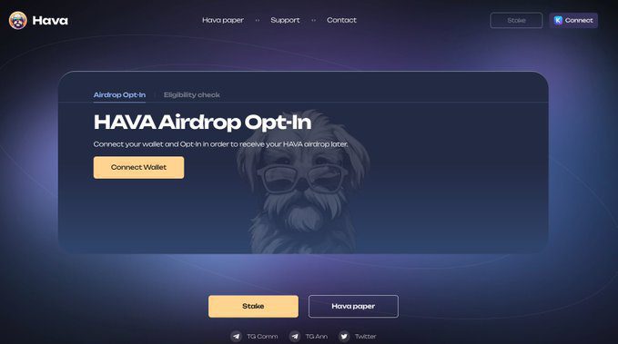 Hava Coin Airdrop Guide And Review