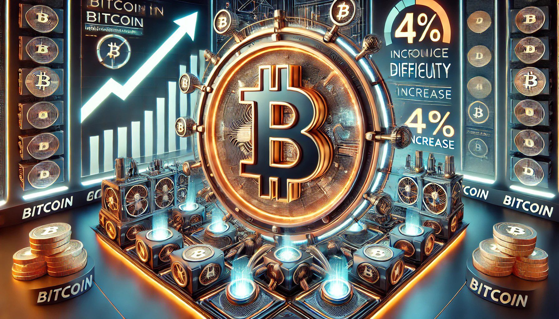 Bitcoin Mining Difficulty Hits New Heights With A 4% Surge