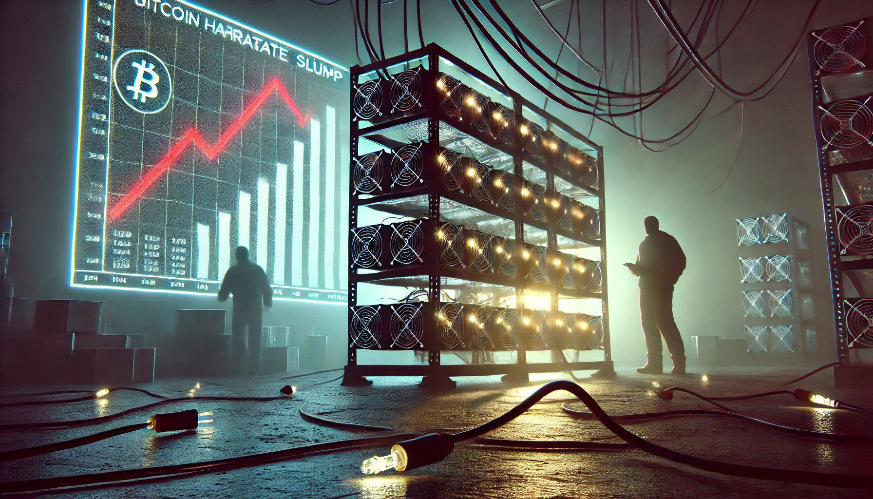 Bitcoin Hashrate Plummets: Are Miners Losing Faith In A Market Rebound?-Bitrabo Bitcoin Hashrate Plummets: Are Miners Losing Faith In A Market Rebound?