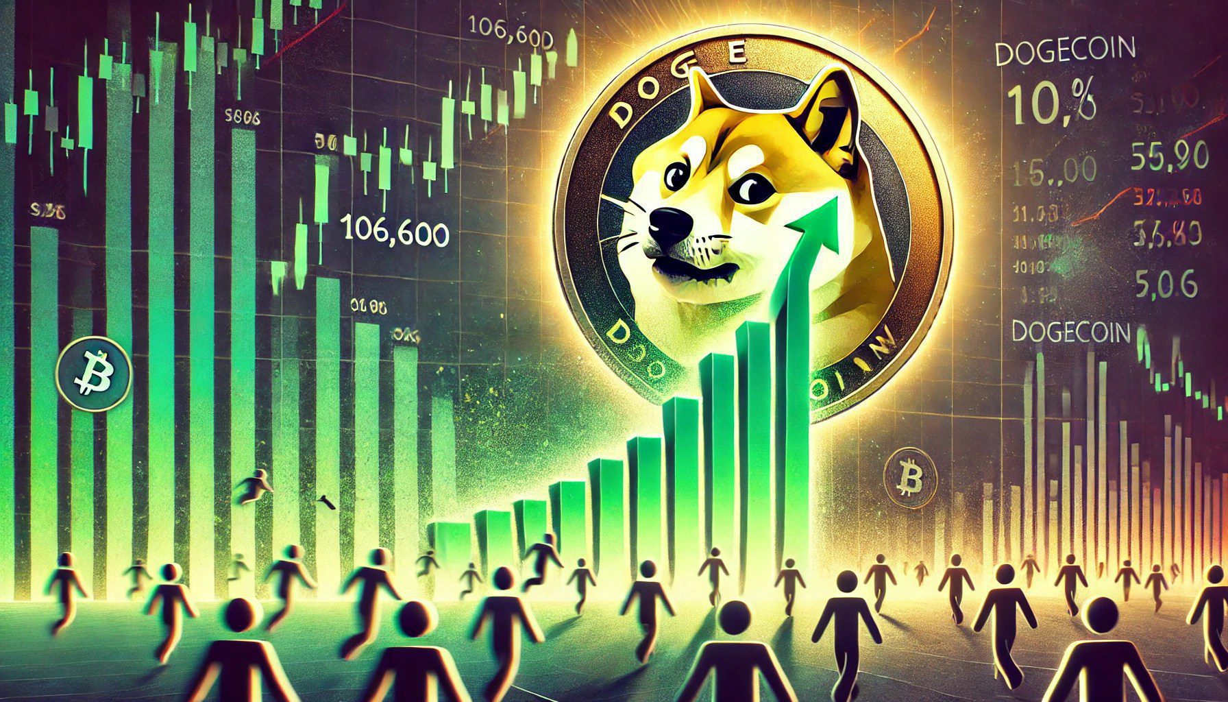 Dogecoin Surges 10% Amidst Departure Of 106,600 Holders