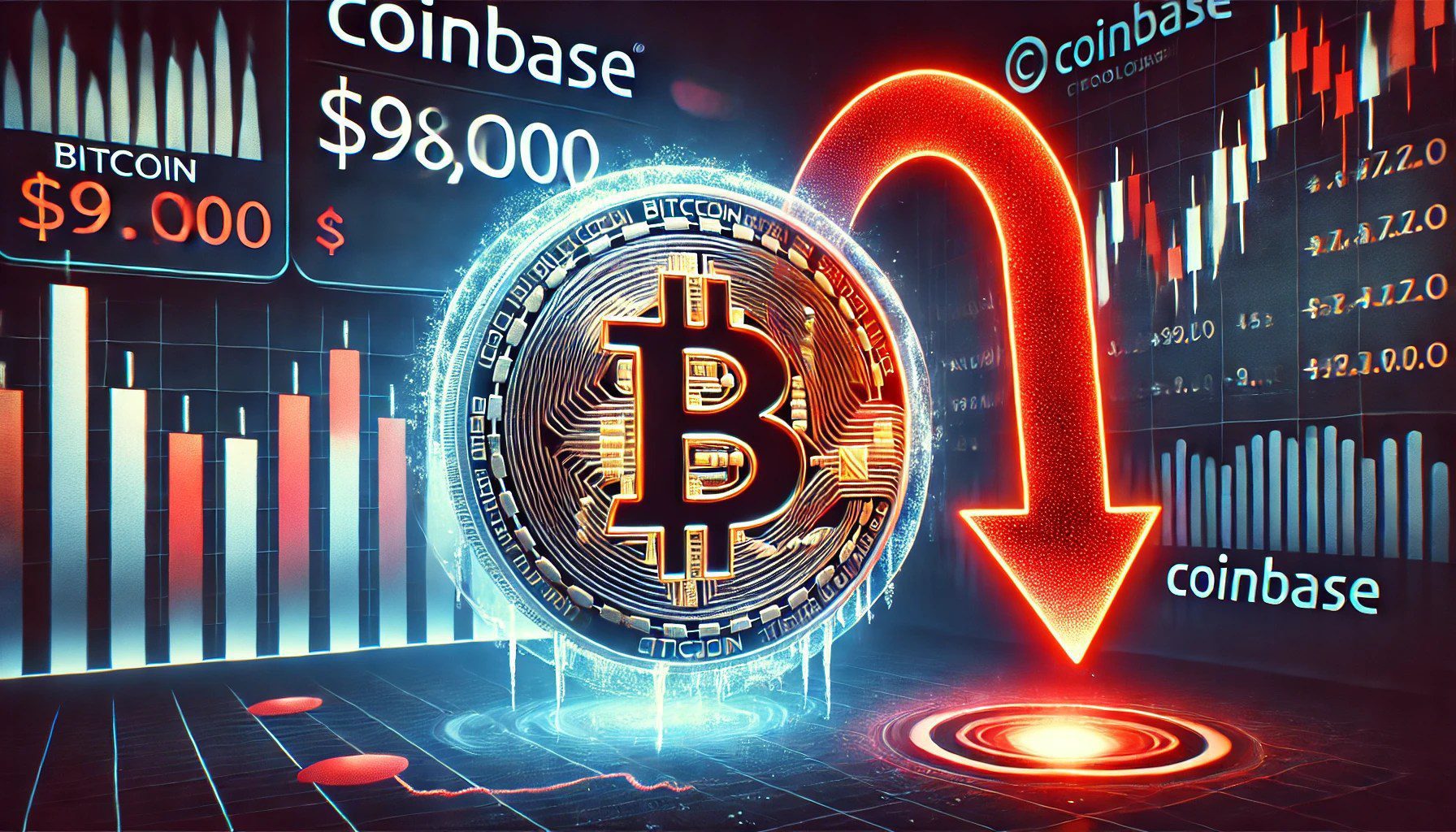 Cryptocurrency Market Shift: Coinbase Premium Dips As Bitcoin Peaks At $98,000