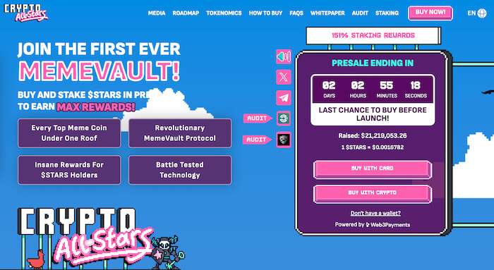 Timing Is Key: The Journey Of $Stars Following The Triumph Of $Pengu-Bitrabo Crypto All-Stars Main Webpage