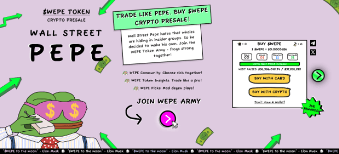 Wall Street Pepe Presale