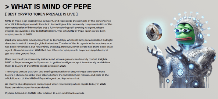 Final Opportunity: Secure Mind Of Pepe Before Listings-Bitrabo Mind Of Pepe Presale Page