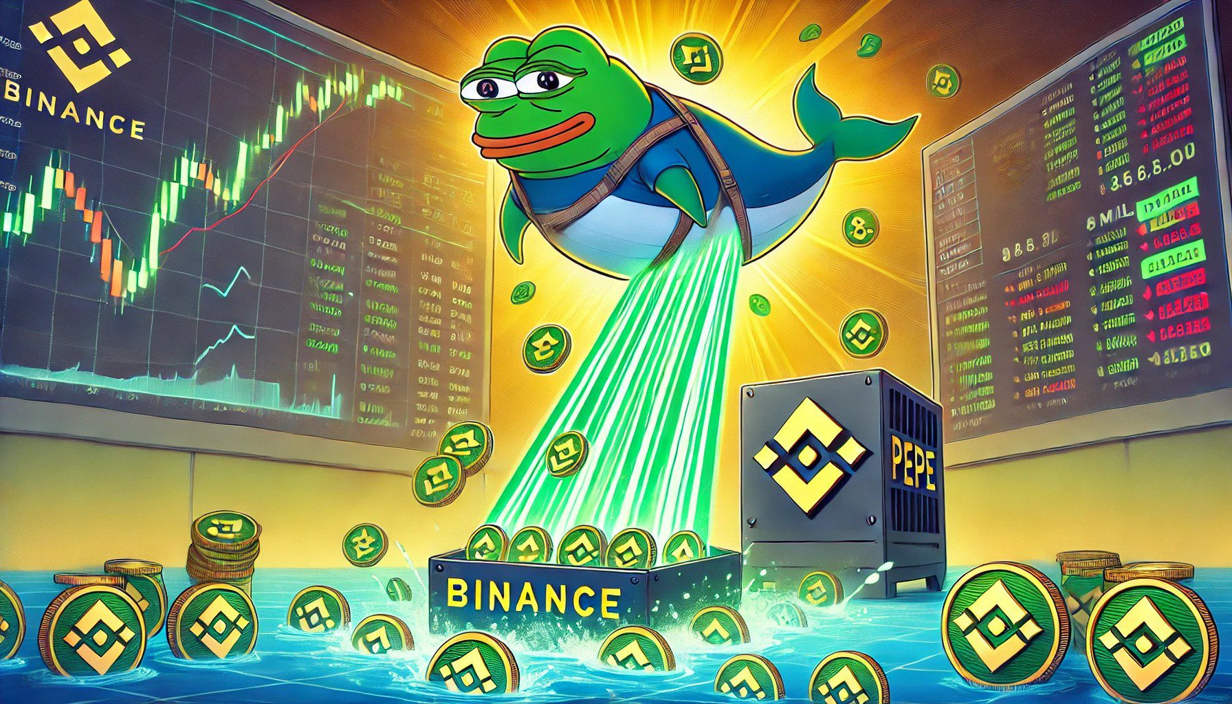 Pepe Whale Pulls $26M From Binance Amid 70% Surge