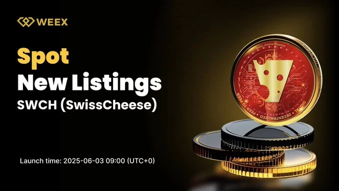 Swisscheese $Swch Hits Weex Exchange On June 3, 2025