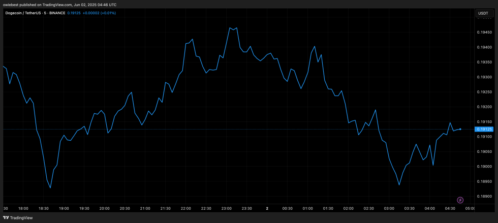 Dogecoin Price Chart