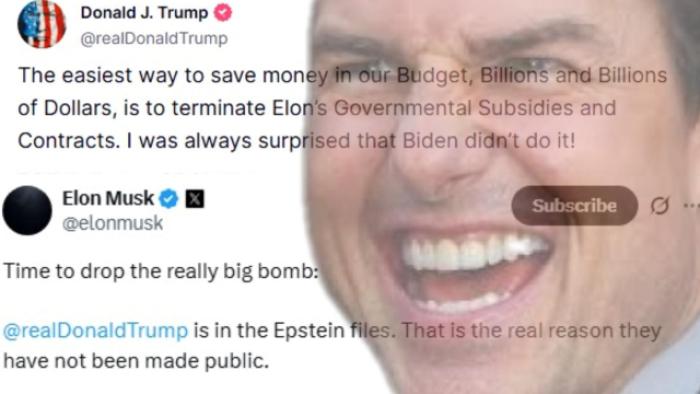 Social Media Exchanges Between Trump And Musk