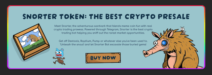 Bitcoin Surge Alert: Trump Sons’ Altcoin Investments Set To Boom-Bitrabo Snorter Token Overview