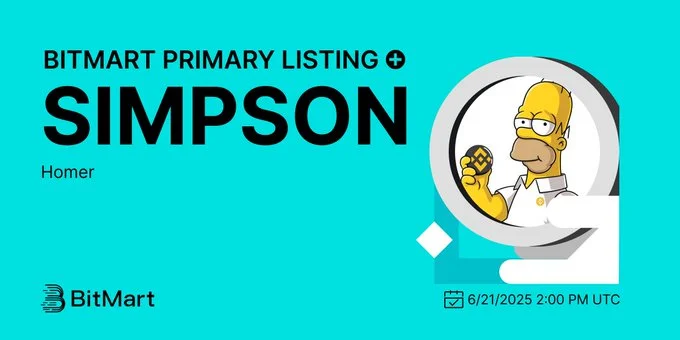 Homer $Simpson Launches On Bitmart Exchange June 21, 2025-Bitrabo Homer $Simpson Launches On Bitmart Exchange June 21, 2025