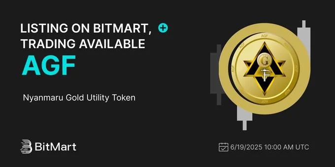 Nyanmaru Gold Token $Agf Launches On Bitmart June 19, 2025