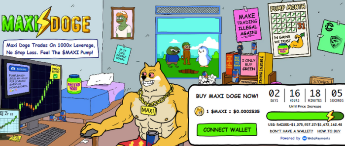 Maxi Doge Presale Success