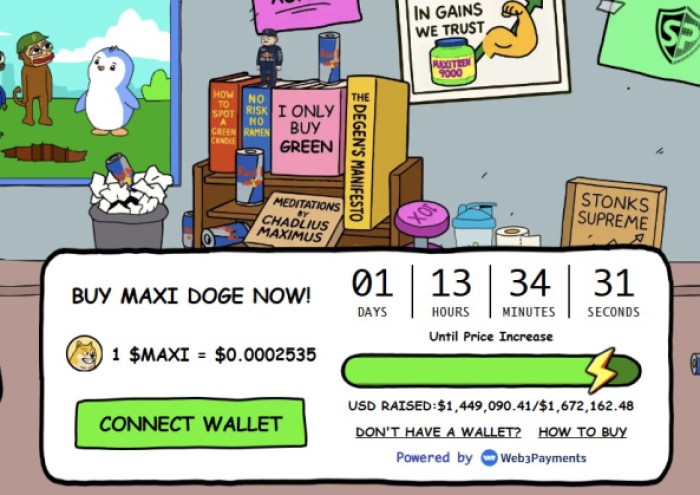 Maxi Doge Presale Rockets As Whale Moves $32K In One Go-Bitrabo Maxi Doge Presale Live Info