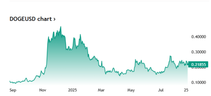 Doge-Usd Performance Overview