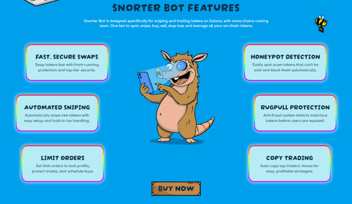 Snorter Bot Features