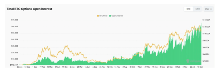 Bitcoin Options Open Interest Analysis